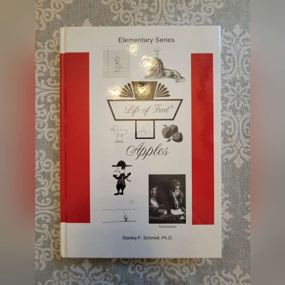 Apples Elementary Series Book - White & Red